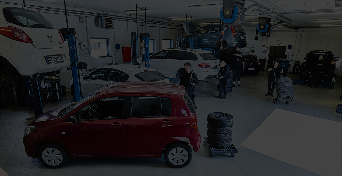 Autoværksted hos Sjællands Automægler